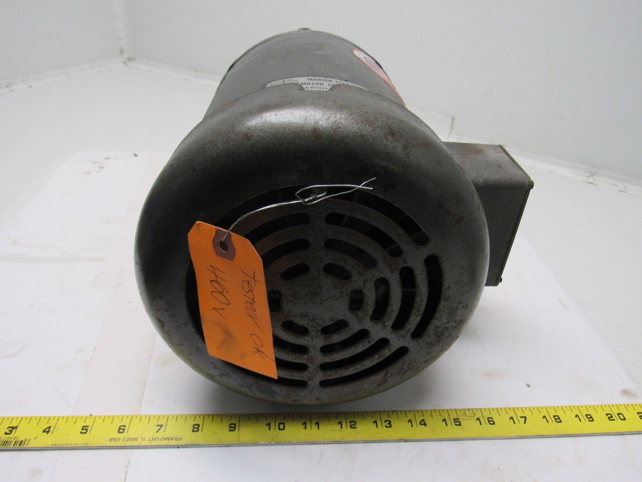 Baldor M3610 3/2 Hp Extended Shaft 7/8″ 5″ Long AC Motor 208-230/460 3450 RPM