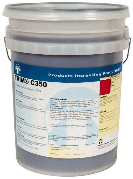 Master Fluid Solutions TRIM C350 5 Gal Pail Grinding Fluid Synthetic, For Mac…