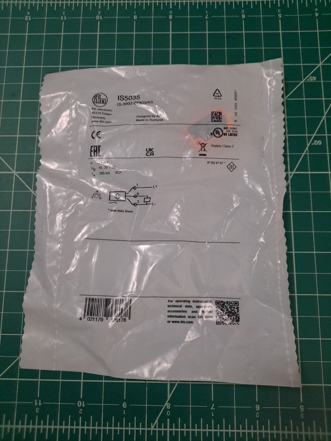 IFM ELECTRONIC IS5035 IS-3002-BP0G/AS-510