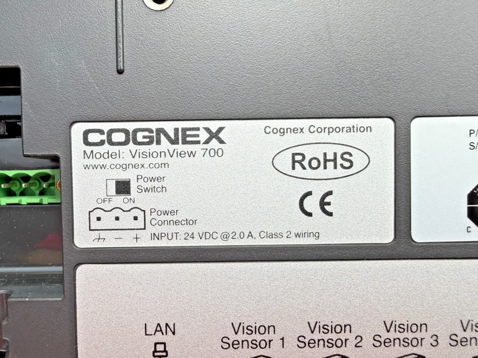 Cognex VisionView 700 Touchscreen Display Panel, 821-0004-1R