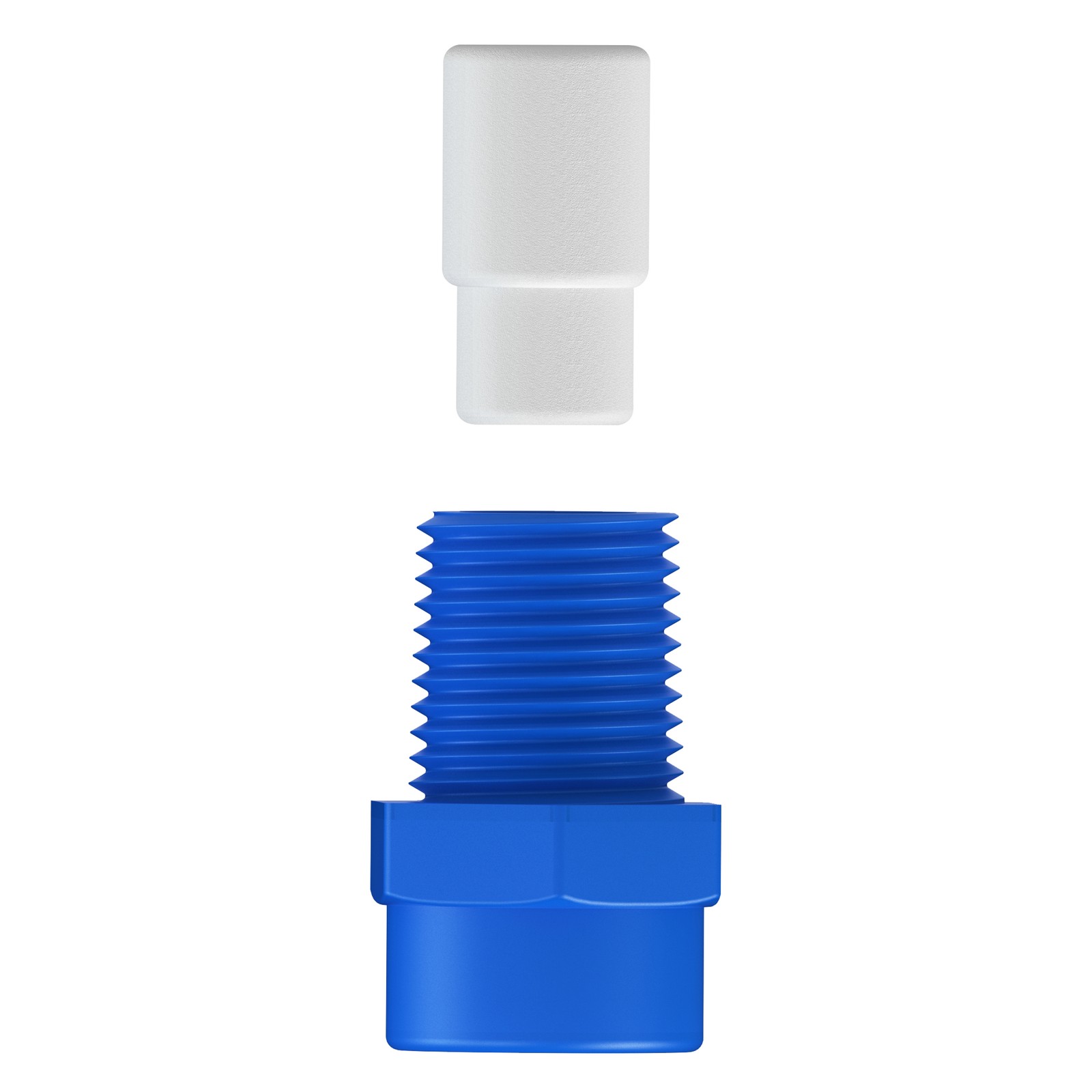 Plastic Fogger Misting Nozzles with Poly Filter Blue 1/8″ NPT 1.5GPH 1000 Pack