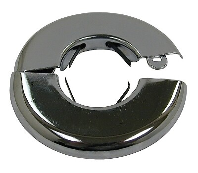 Chrome-Plated Steel Floor & Ceiling Plate with Springs, 1-1/4″ CWT, 3.25″