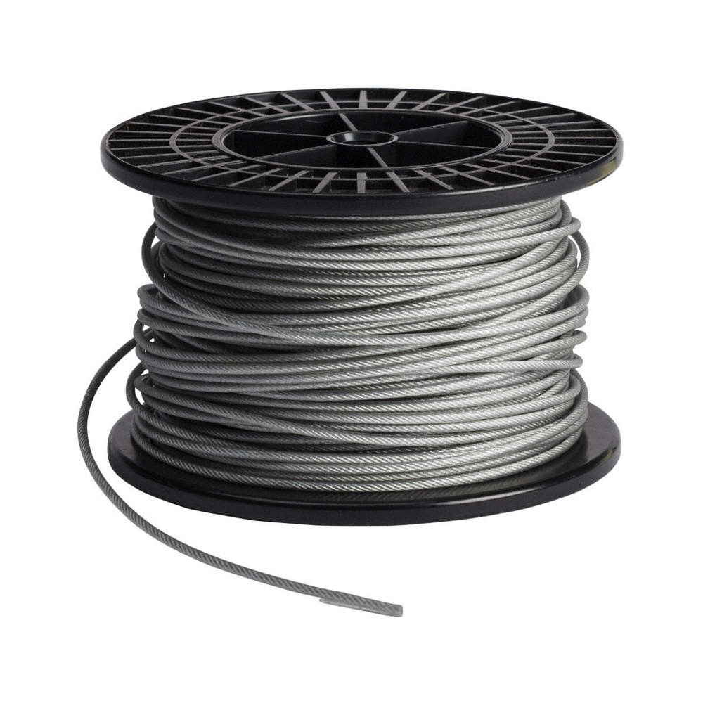 BRADY 122263 Cable Lockout, Clear, 164 ft. L Cable 489M06
