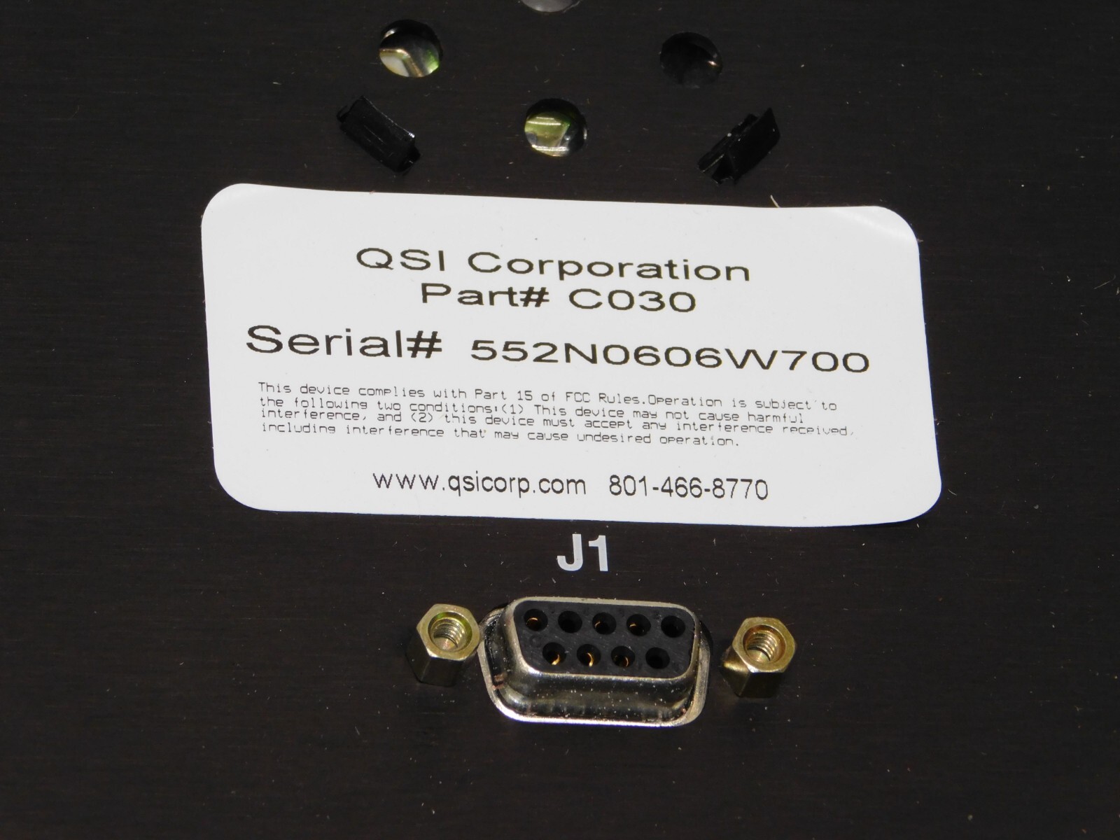 Sensis Beijer Display Control Unit Industrial Operator Interface Screen QSI C030