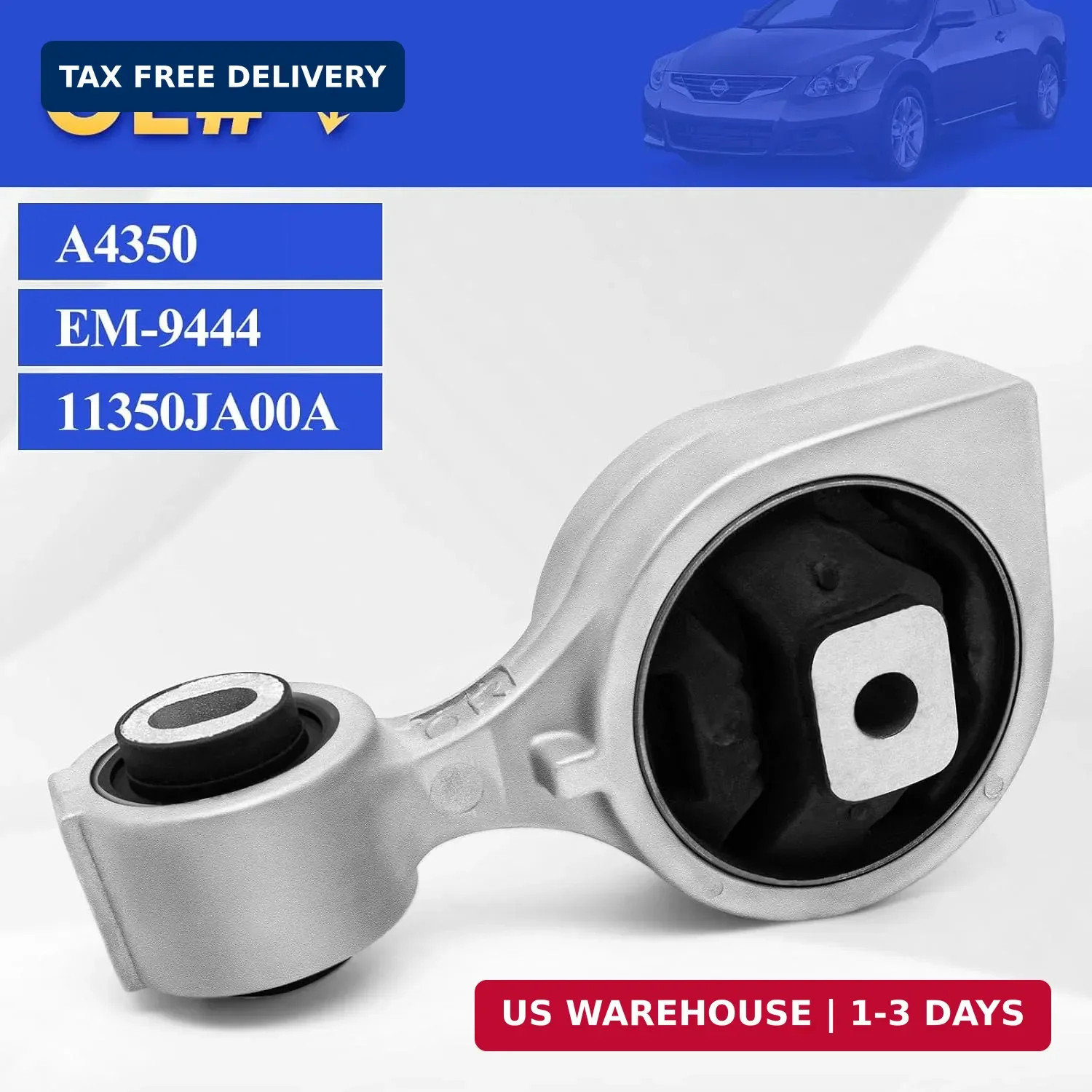A4350 Front Torque Strut Engine Motor Engine Mount for 2007-2015 Nissan Altima L