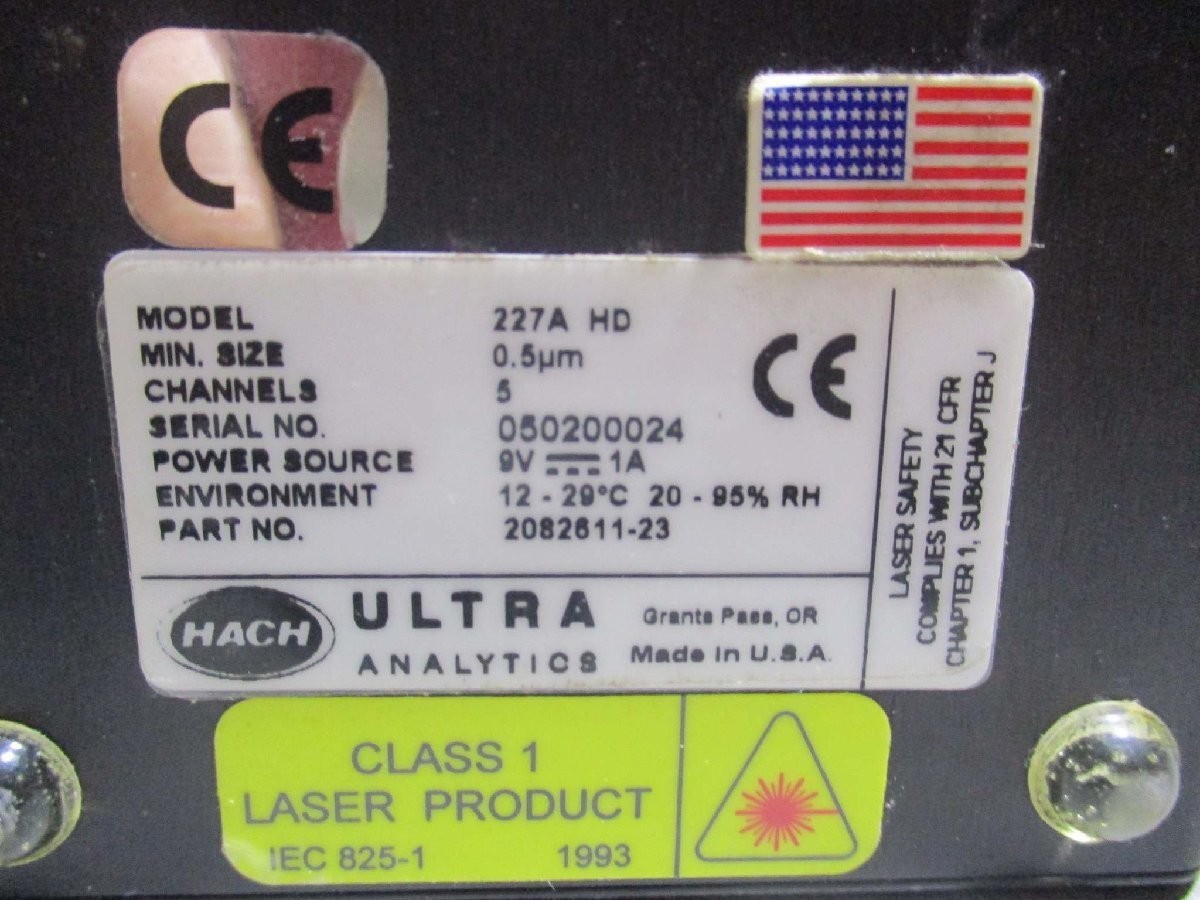 HACH Met One Laser Particle Counter 227A HD Used