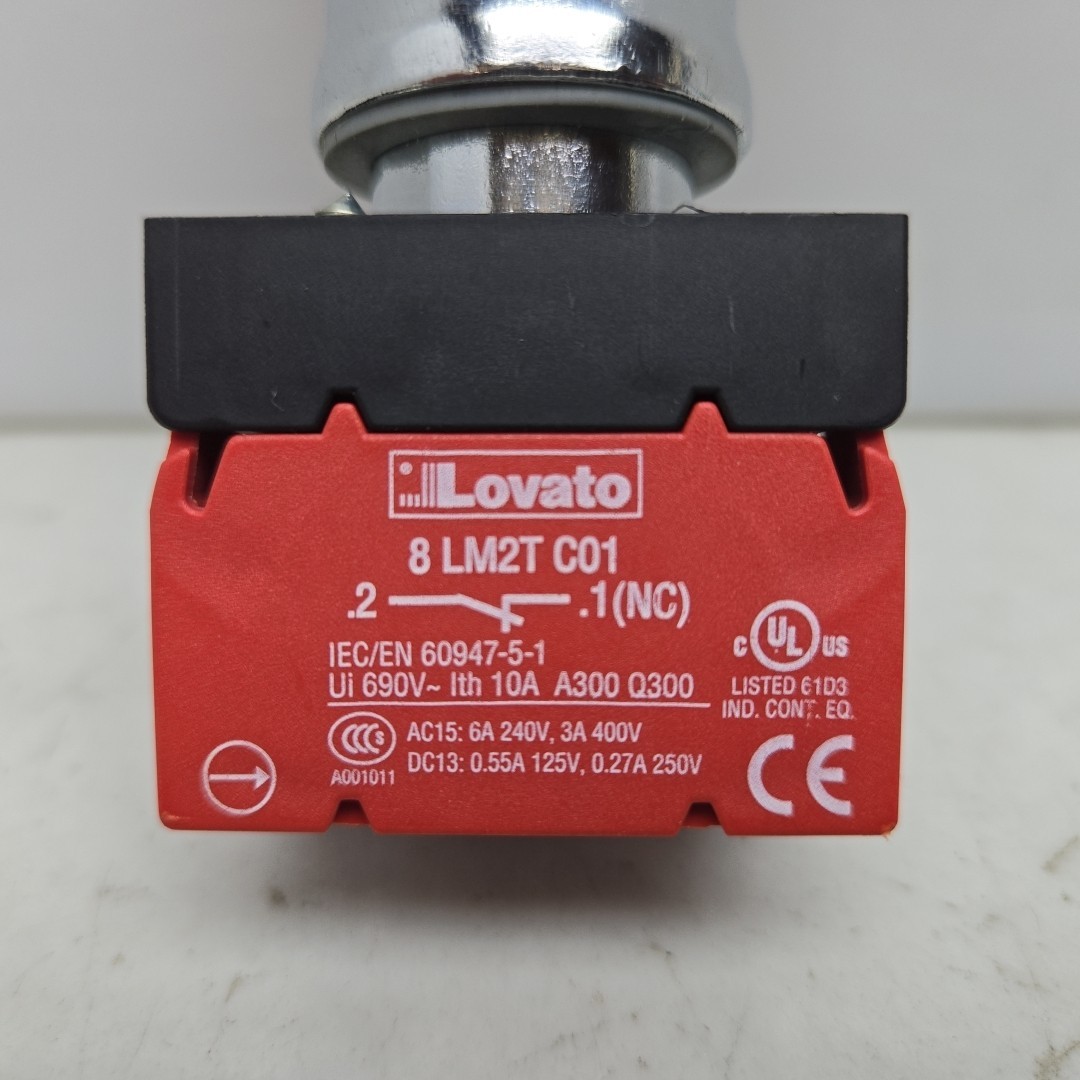 Banner ESL-30/60 Emergency Stop Button 120656 Button Assembly Only No Enclosure