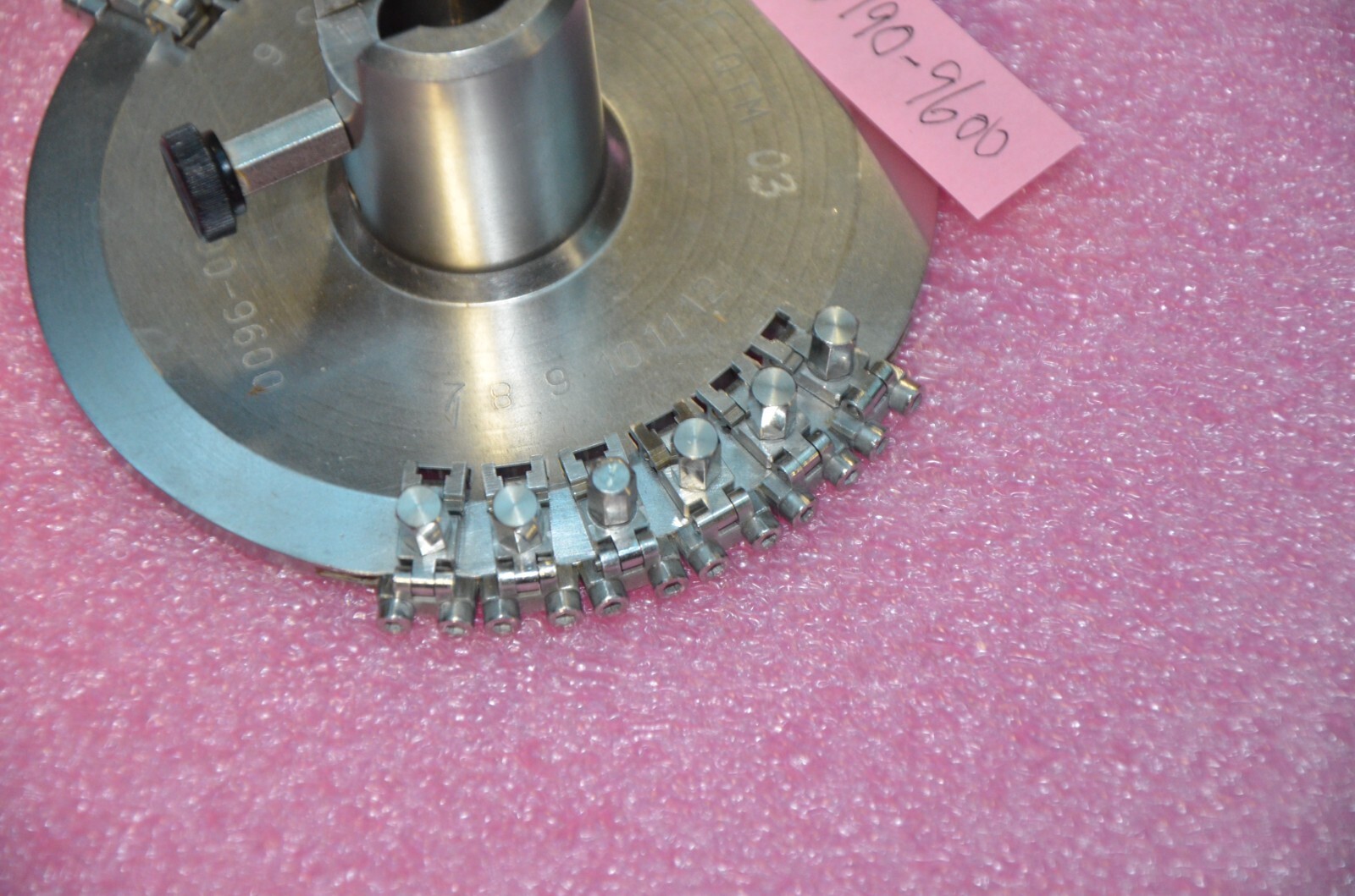 QTM 12 Position APC Polishing Fixture Plate Domaille Molex MT APC QTM Angled