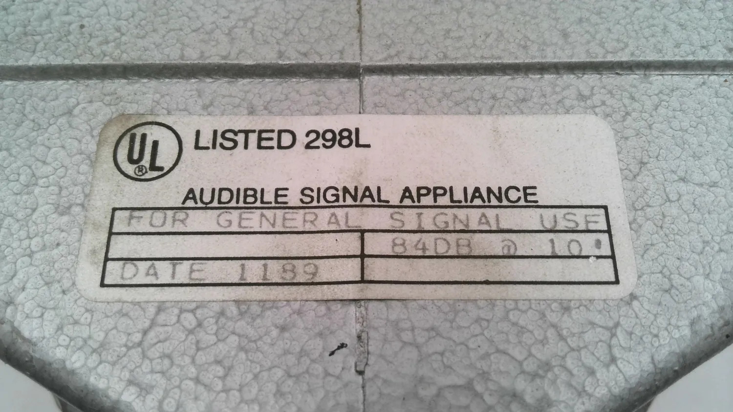 THOMAS INDUSTRIES N-8546-115 INDUSTRIAL SIGNAL HORN 60 CY .2 AMP