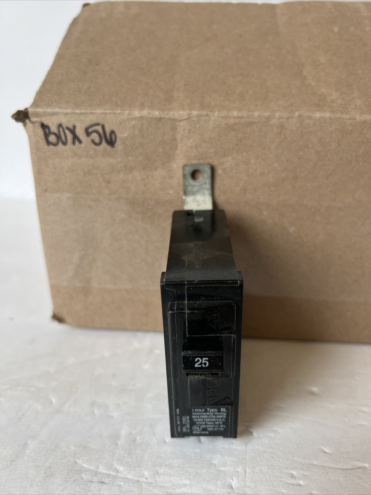 Siemens BL25 1 Pole 25 Amp Circuit Breaker