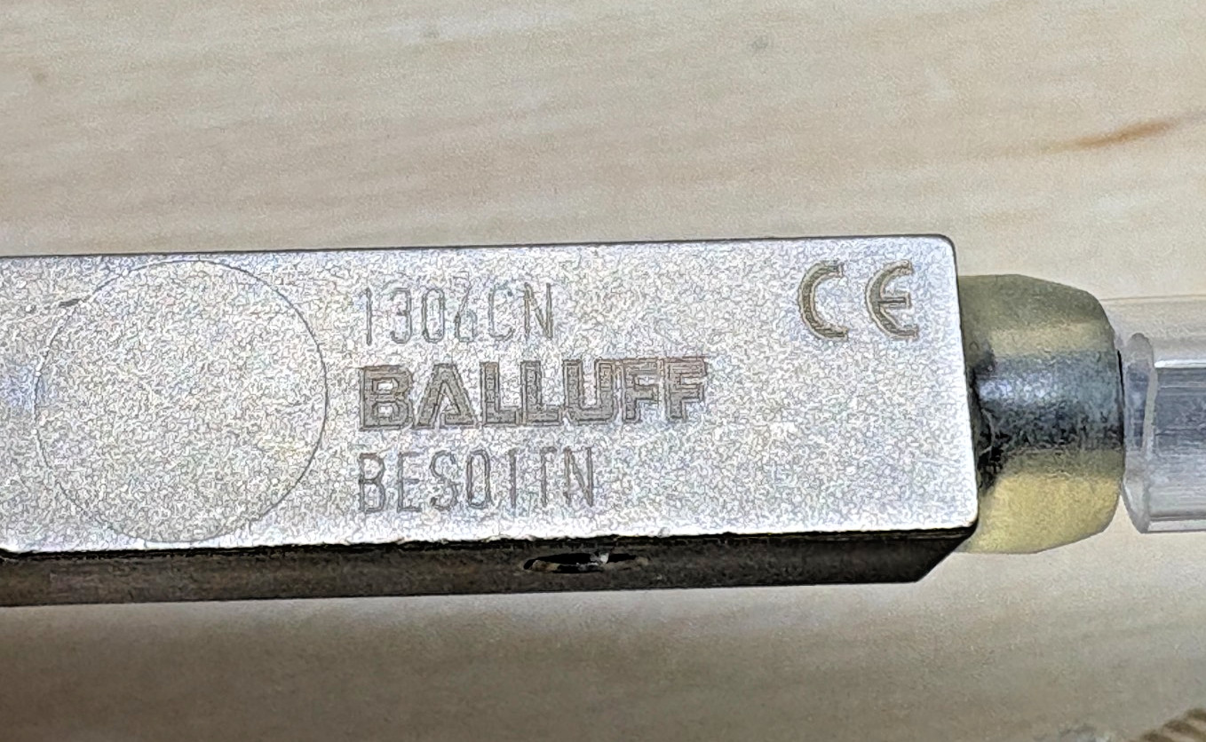 Balluff BES01TN Inductive Proximity Sensor, PNP, BES Q08ZC-PSC20B-BP02