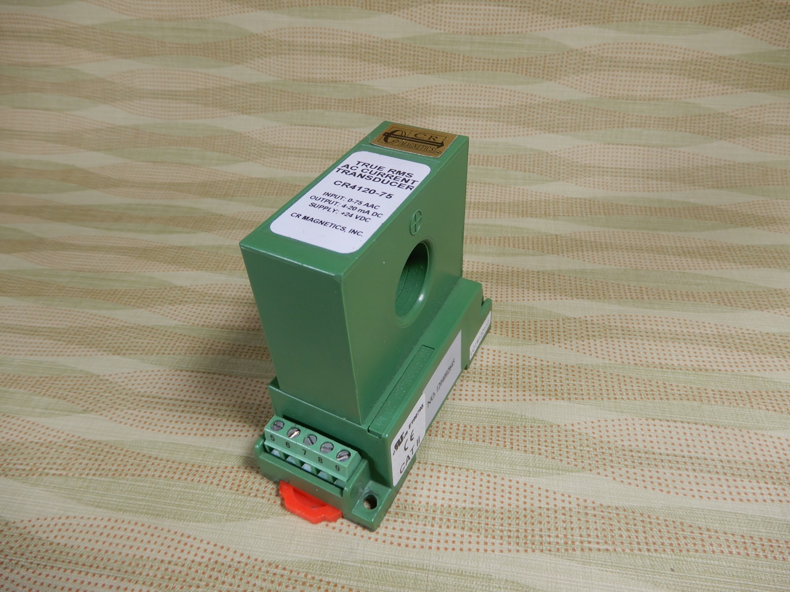 CR Magnetics CR4120-75 True RMS Current Transducer 4-20ma Out NOS? BX