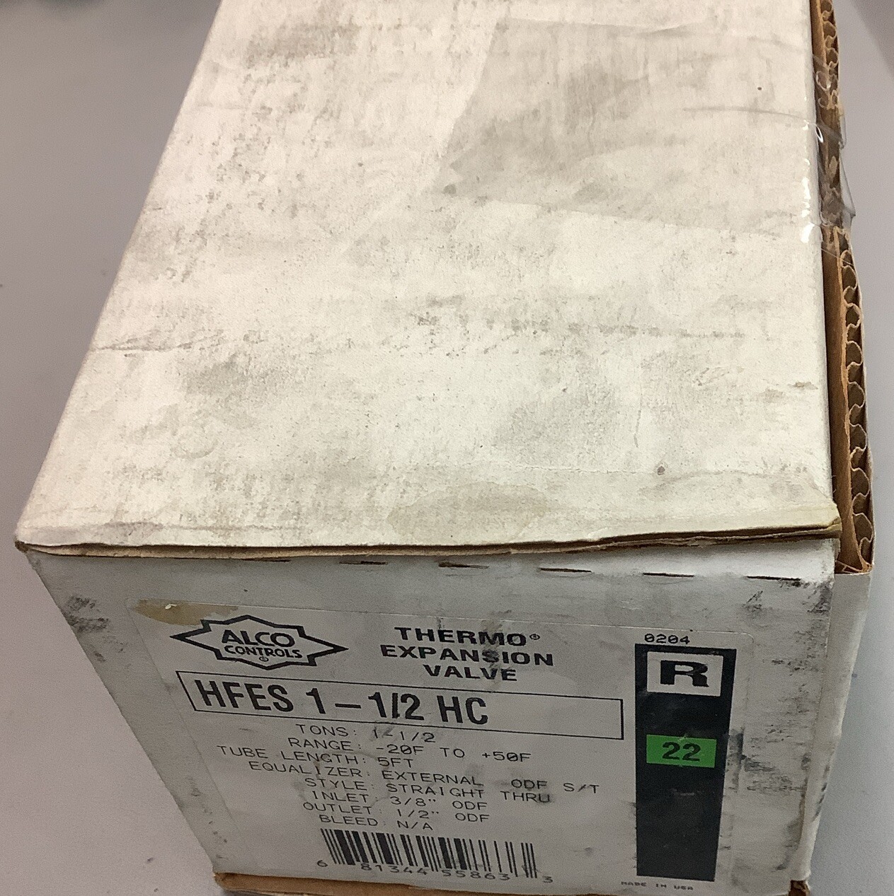 Alco Thermostatic Expansion Valve HFES 1-1/2 HC (B322)
