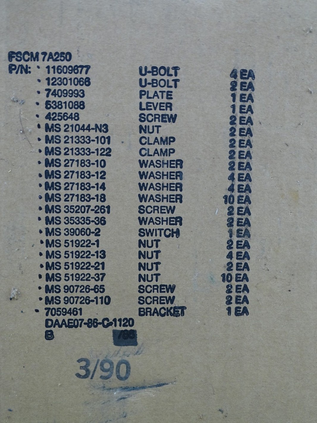 Military Vehicle Wiring Harness Parts Kit , M939