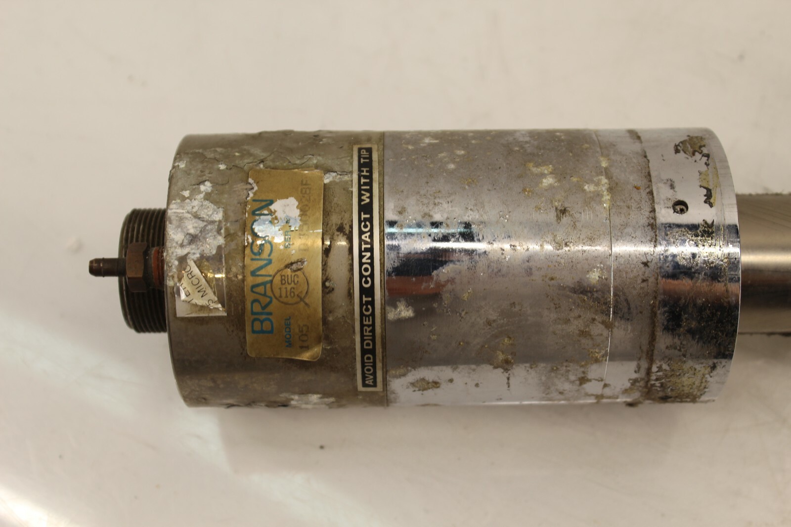 BRANSON ULTRASONIC WELDER CONVERTER 101-135-033 WITH BOOSTER & EXTENDER