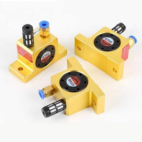 GT8 1/8” Pneumatic Turbine Vibrators Silent Golden Industrial Vibrator GT-8 US