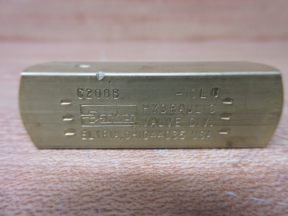 Parker C200B Check Valve