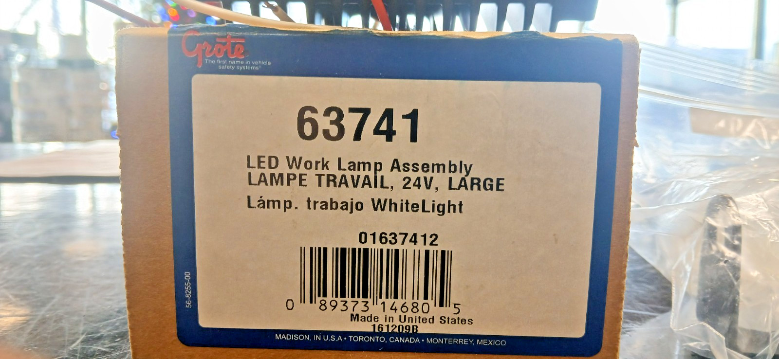 Grote 63741-5 Worklight, 700 Lm, Rectangular, Led, 3-5/8″H 24 VOLT