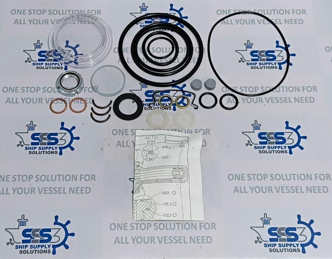 KSB Amri ACTO 61H Sealing Kit / Repair Kit FT-H71-018-B
