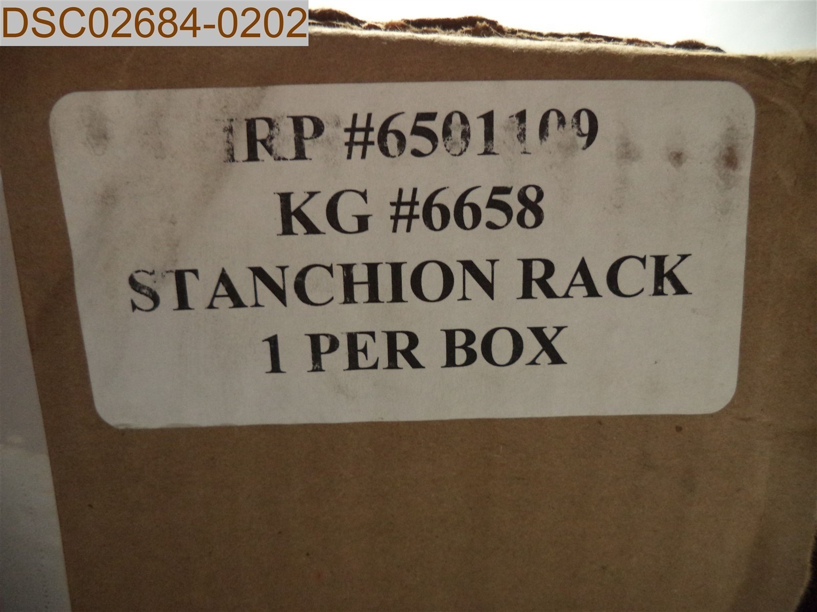 Sign Stand Stanchion Rack #6501109 KG#6658, 4.5′-6.5′, 18″x 9″ sign