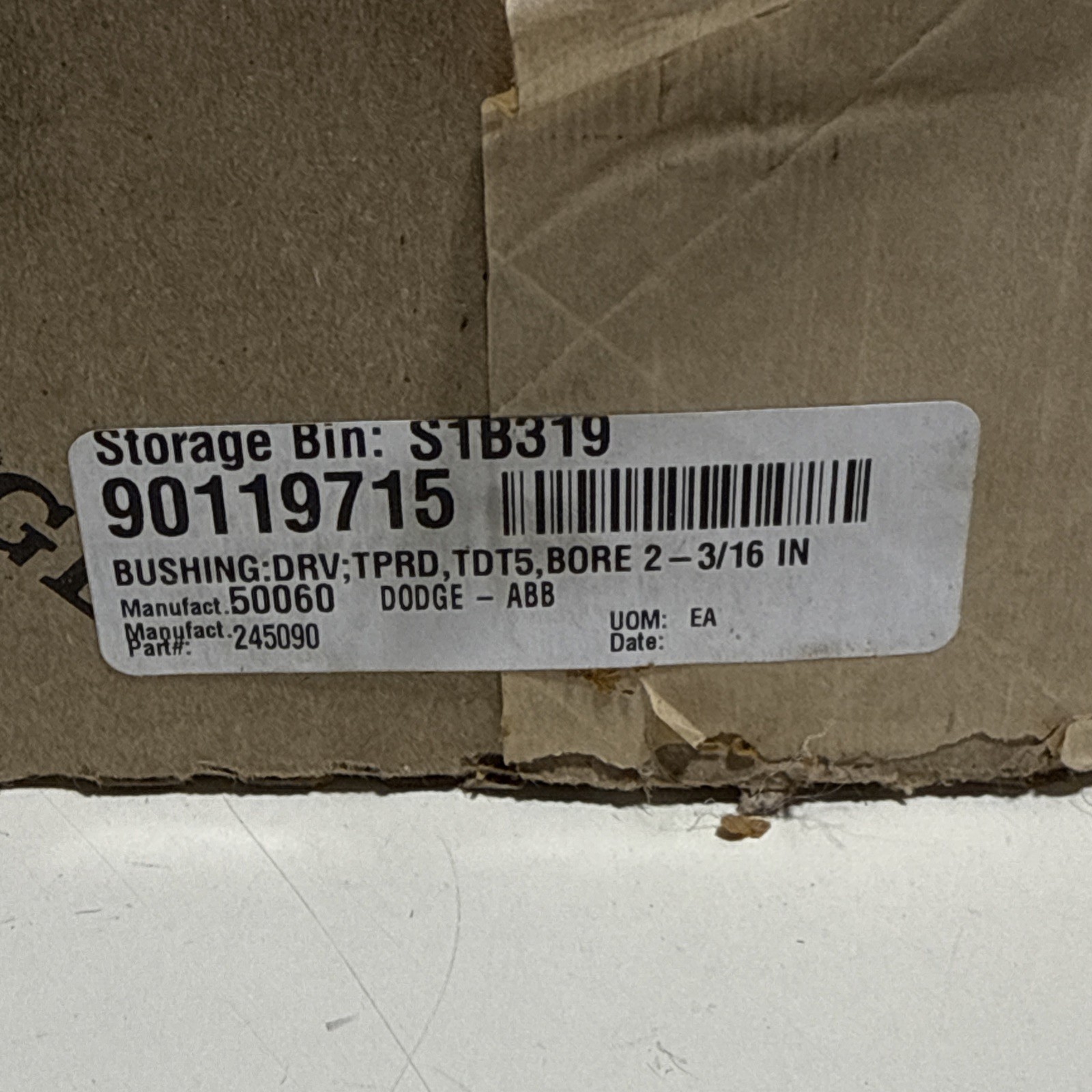 Dodge 245090 Tapered Bushing set, DRV, TDT5, Bore 2-3/16”