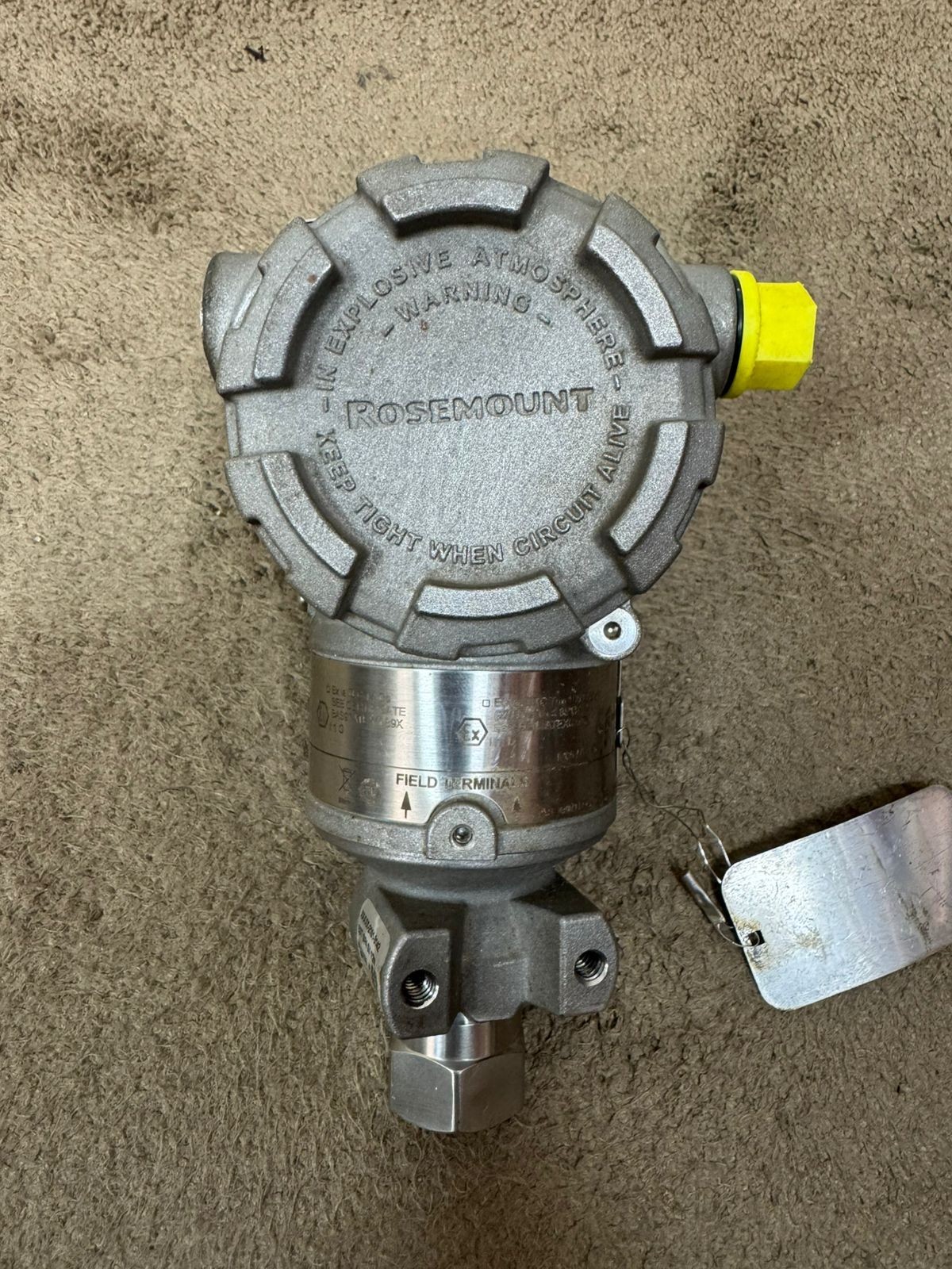 Rosemount / Pressure Transmitter / 3051TG4 / WP 3705PSI-256BAR / Cal. 0-150BAR G