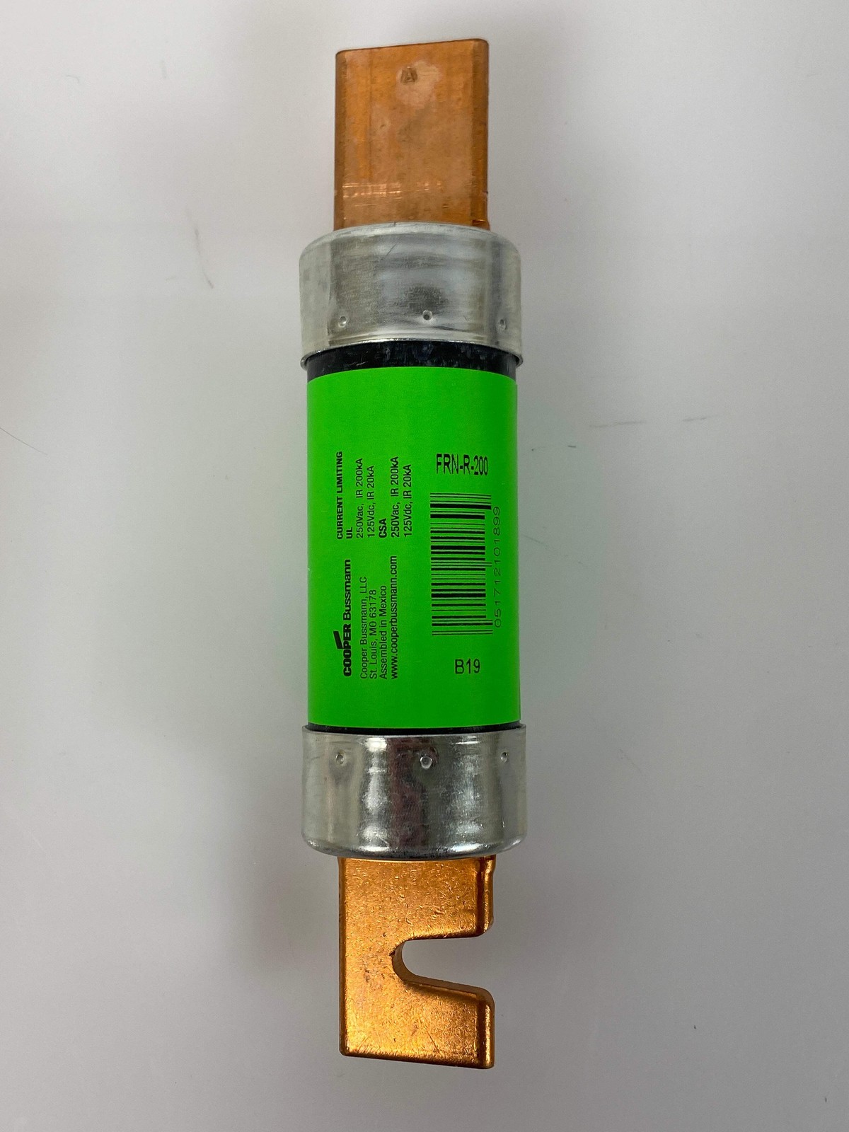 Bussmann Fusetron FRN-R-200 Amp Fuse Pack of 2