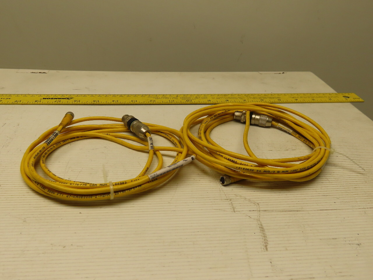 Turck U2515-22 3M-10 56″ Picofast Female Connector Lot of 2