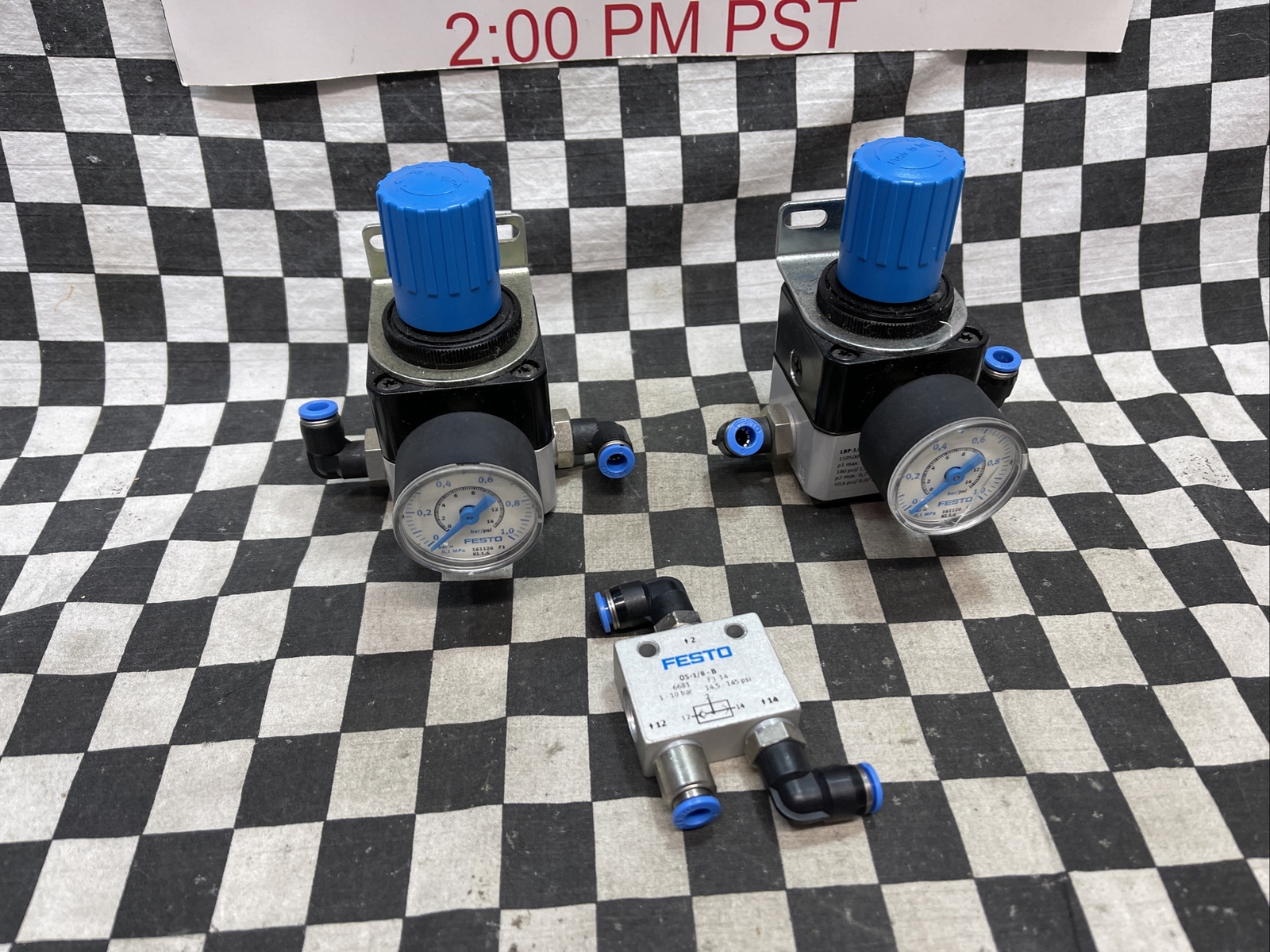 FESTO Regulator OS-1/8-B, LRP-1/4-0,7, 6681, 159500 LOT OF 3 SHIPSAMEDAY#1229V27