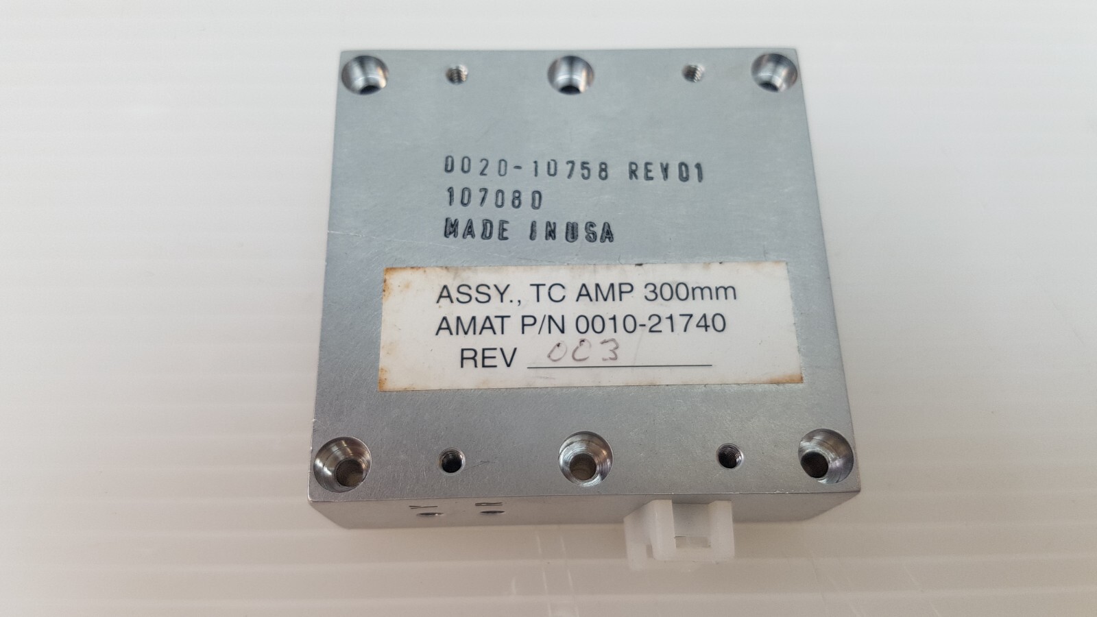 APPLIED MATERIALS AMAT 0100-01341 REV.03 ASSY TC AMP 300mm 0010-21740 REV 003