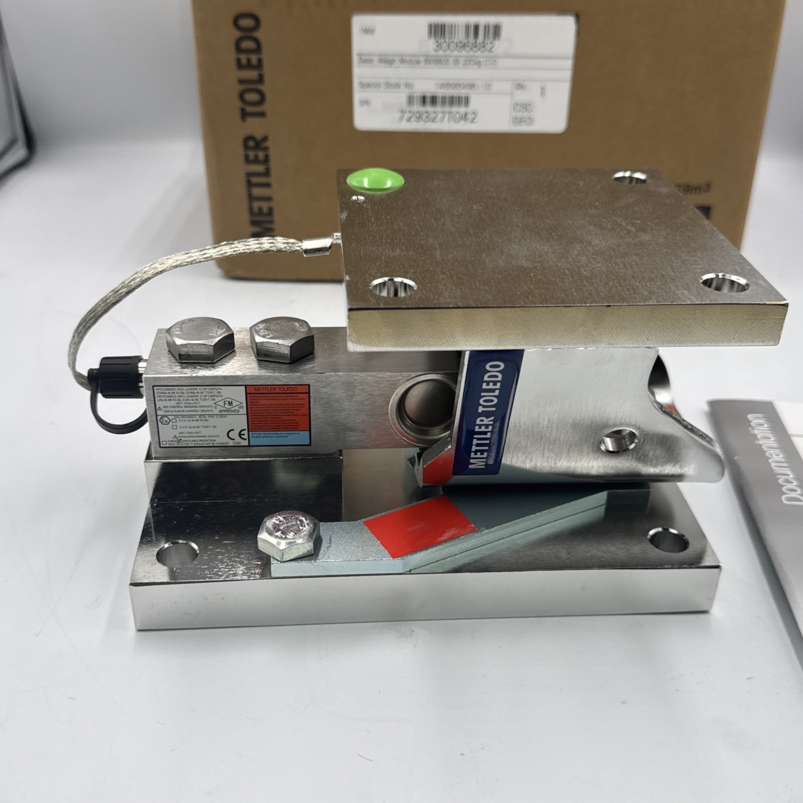 NEW!! METTLER TOLEDO SWB605 SS WEIGH MODULE W/ SLB615D LOAD CELL