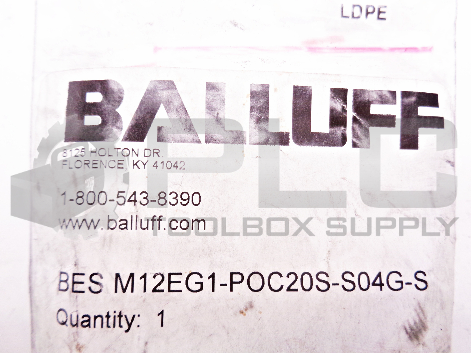 NEW BALLUFF BES M12EG1-POC20S-S04G-S INDUCTIVE SENSOR CONNECTOR