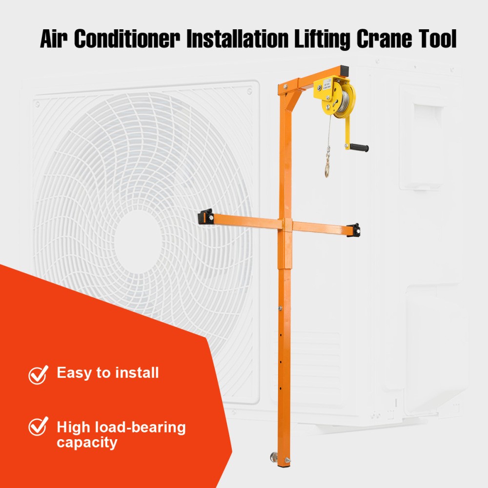 AC Air Conditioner Outside Installation lifting Tool Max180kg Bracket Crane Tool