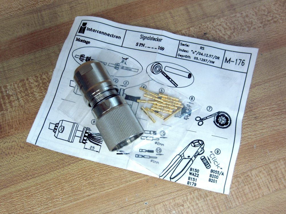 Interconnectron 169 Weiler Signal Connector