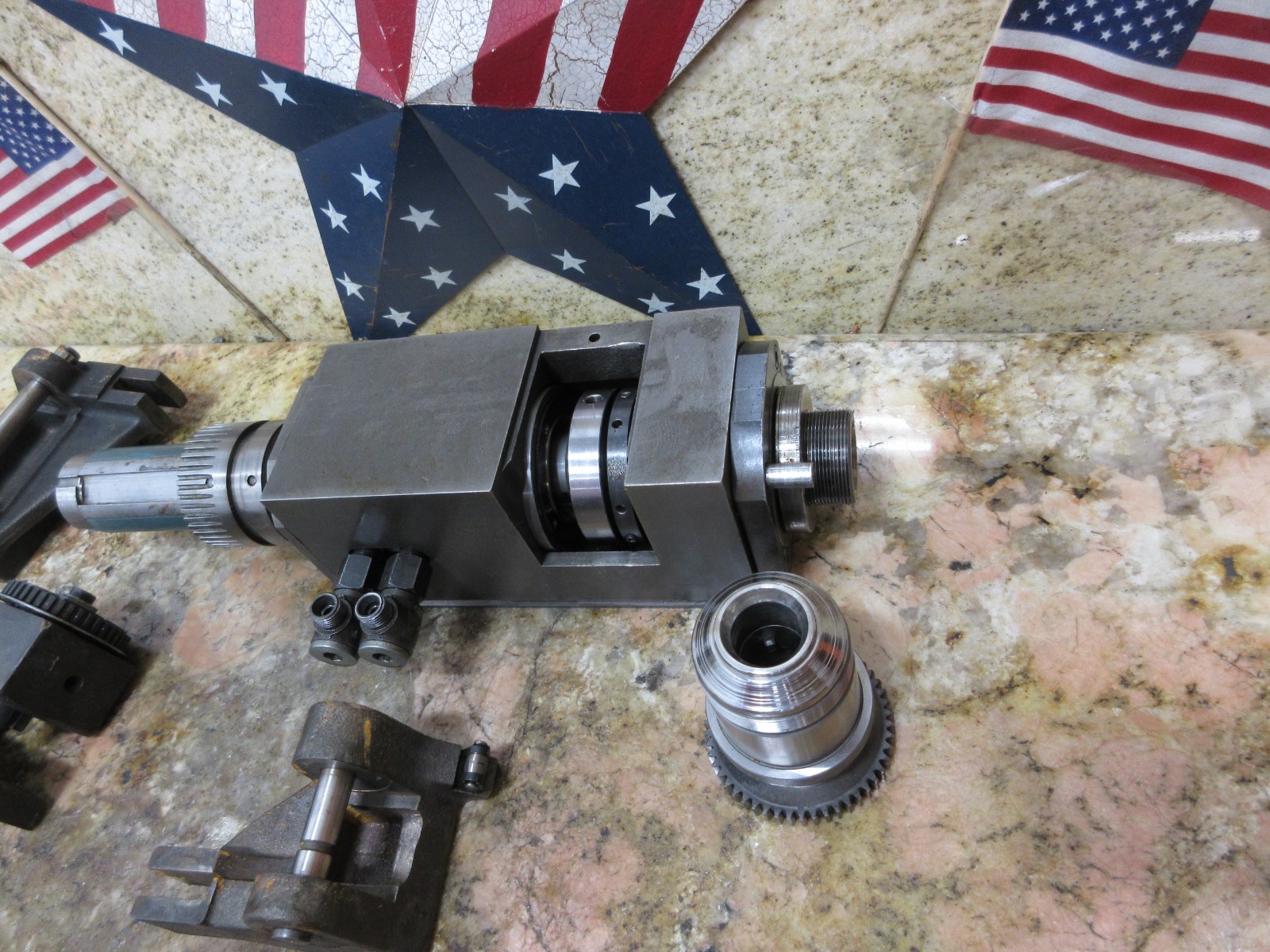 TORNOS BECHLER ENC-164 CNC LATHE SPINDLE Z AXIS HEAD STOCK CARTRIDGE ASSEMBLY