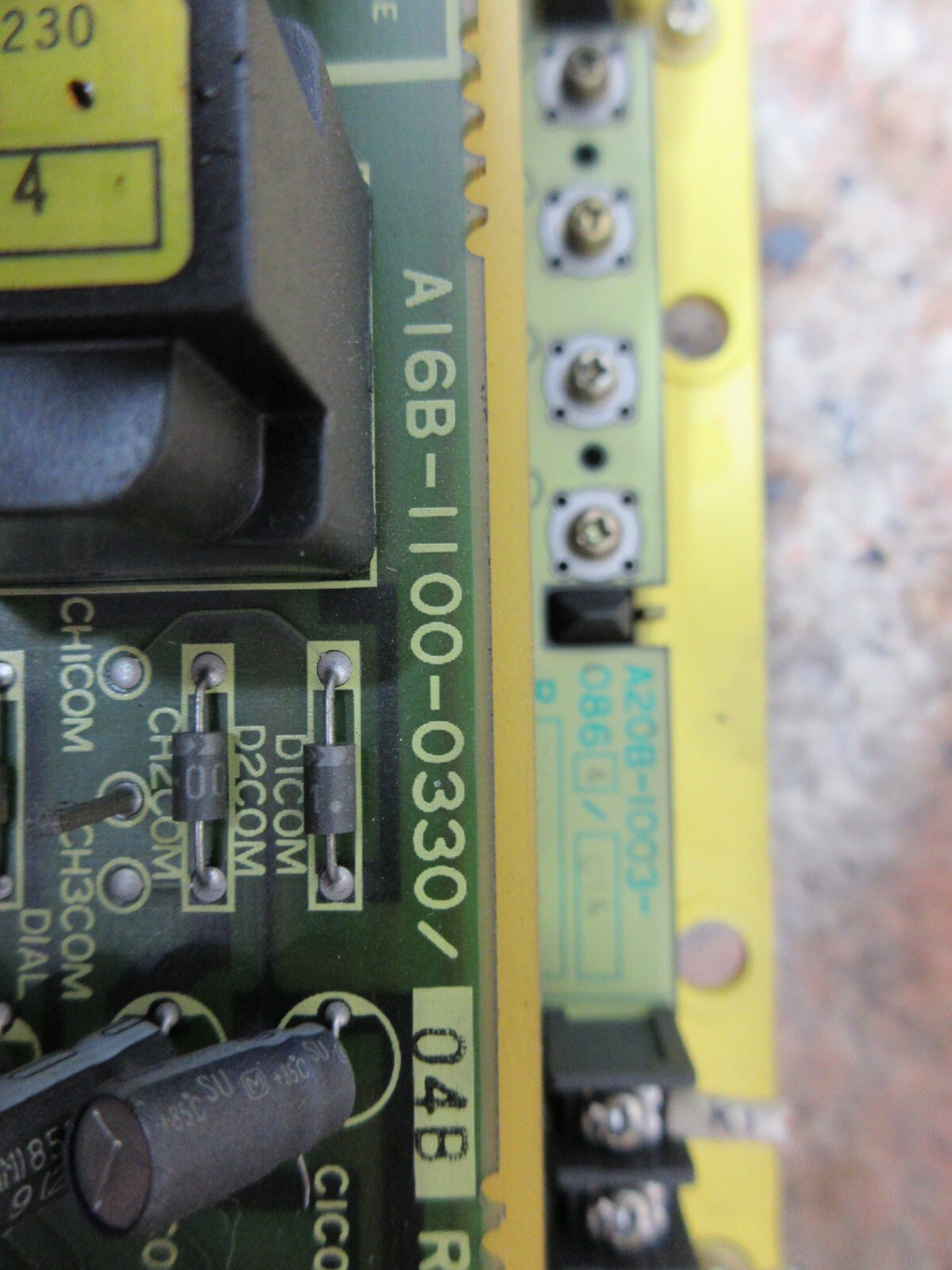 FANUC SERVO AMPLIFIER A06B-6058-H334 A16B-1100-0300/04B A20B-1003-0864/01A