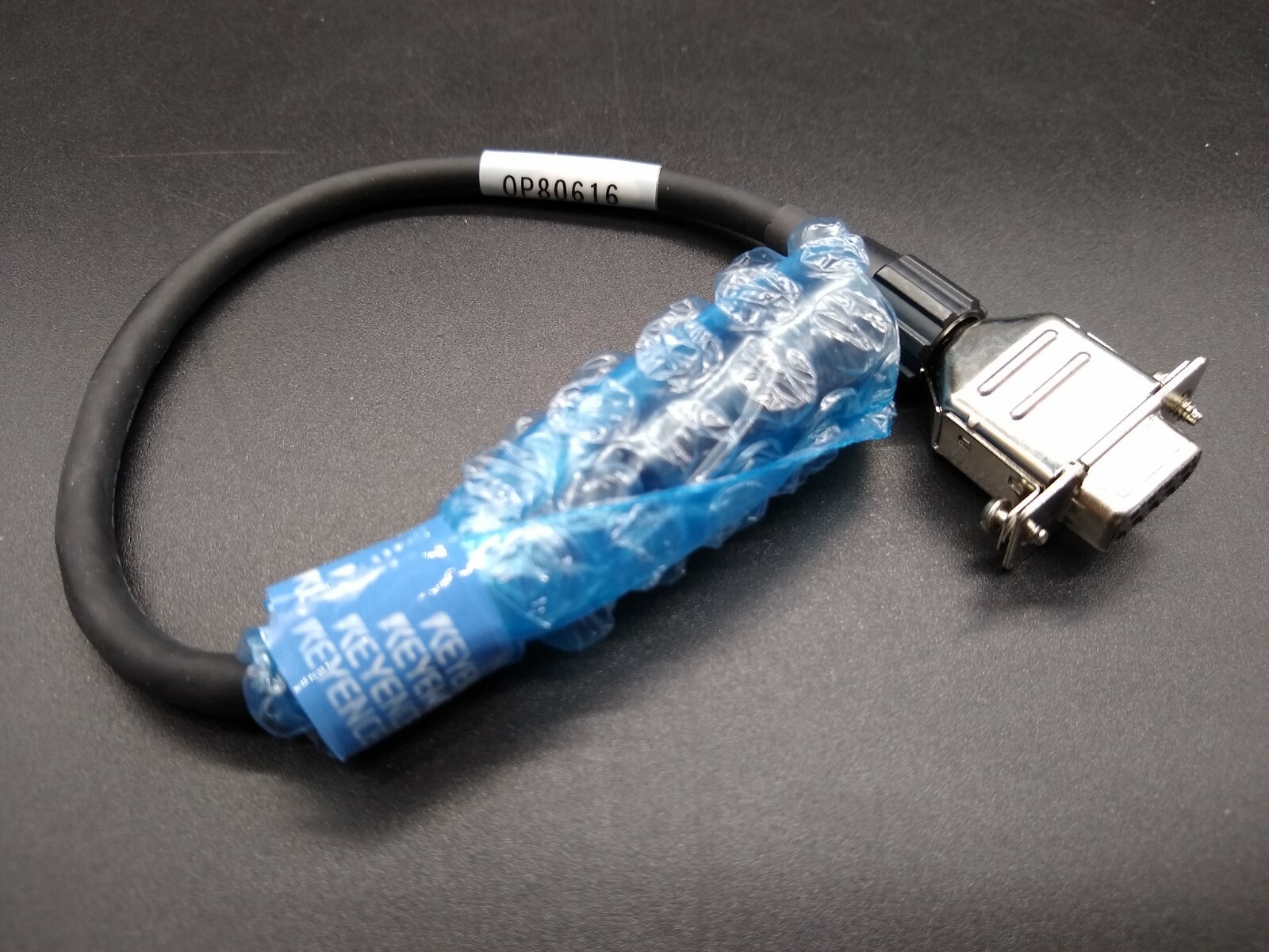 Keyence OP-80616 Round 12 Pin to D-Sub 9 Pin Conversion Connector 0.2m