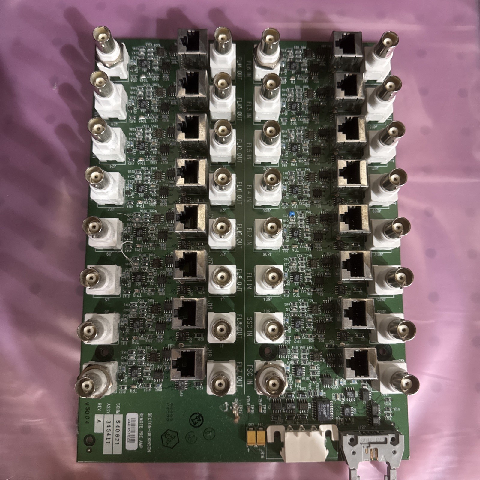Becton Dickinson BD Remote Pre Amp Module 345411 540621 Rev A