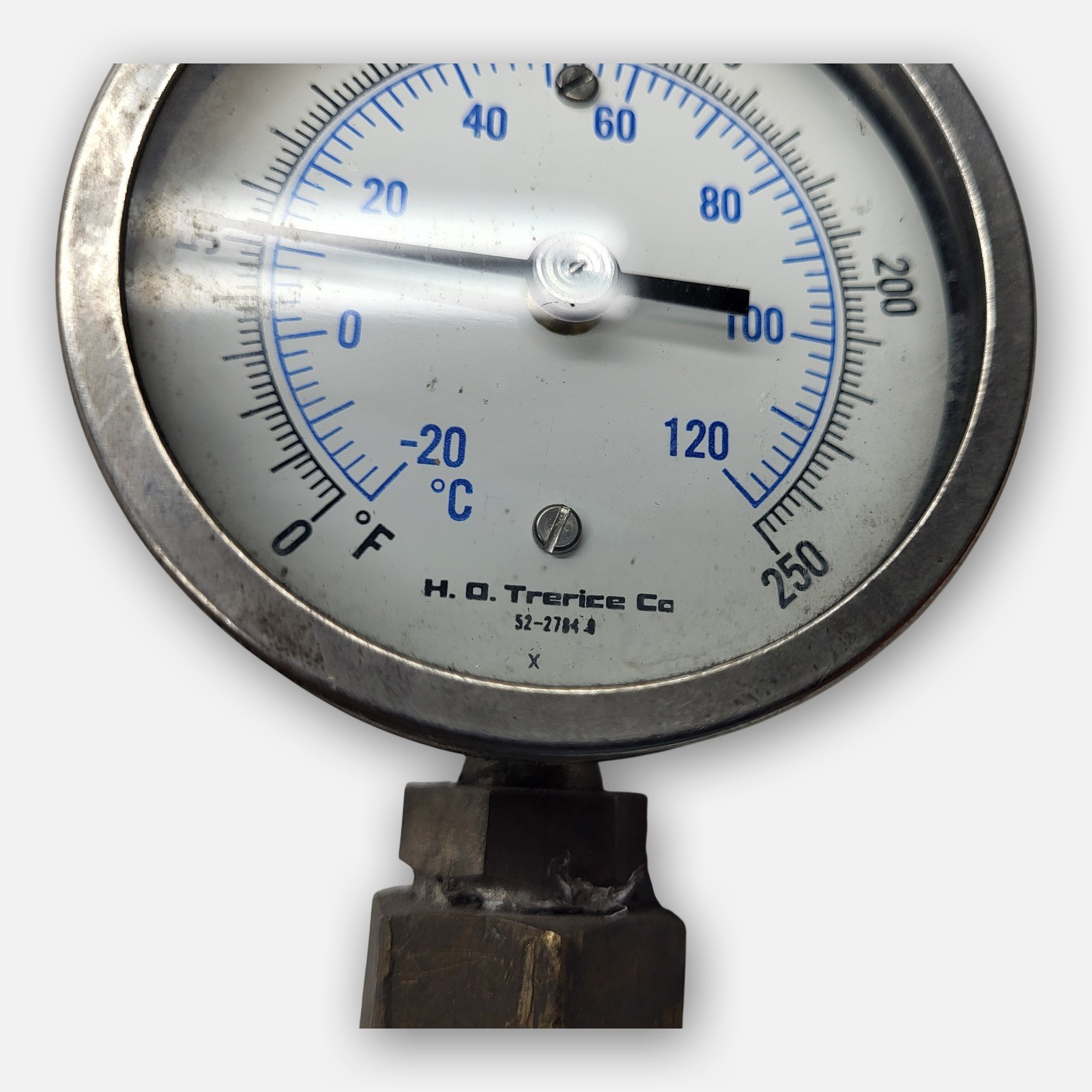 LOT OF 2 TRERICE 52-2784-6 TEMPERATURE GAUGE 0-250DEG F