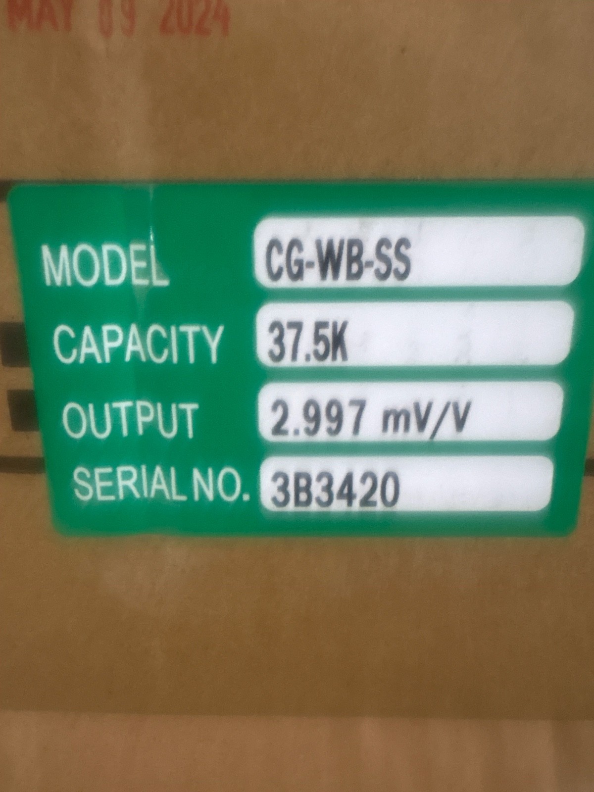Model CG-WB-SS 50k loadcell 3m/v for weigh-tronix truck scales