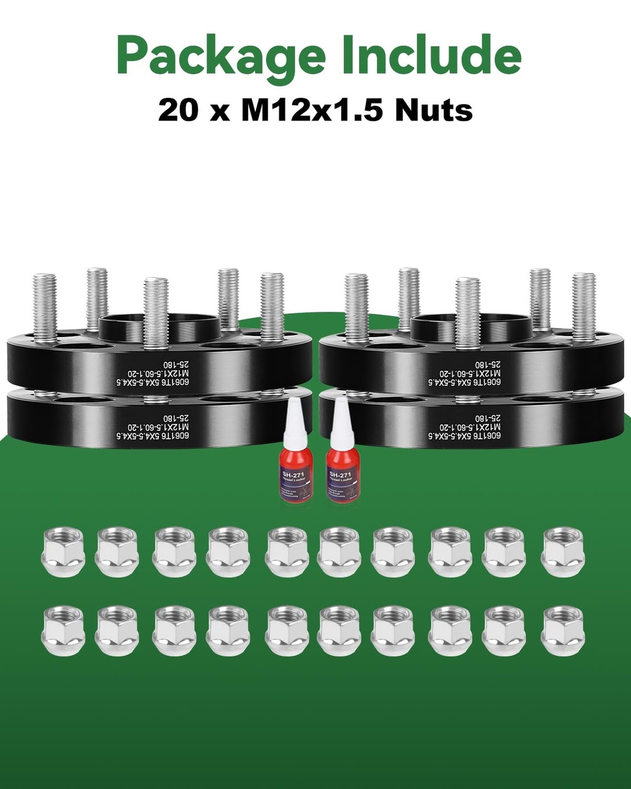 1.5 Inch 6×5.5 Wheel Spacers for 2019-2024 Ram 1500, 6×139.7 Wheel Spacers 77…