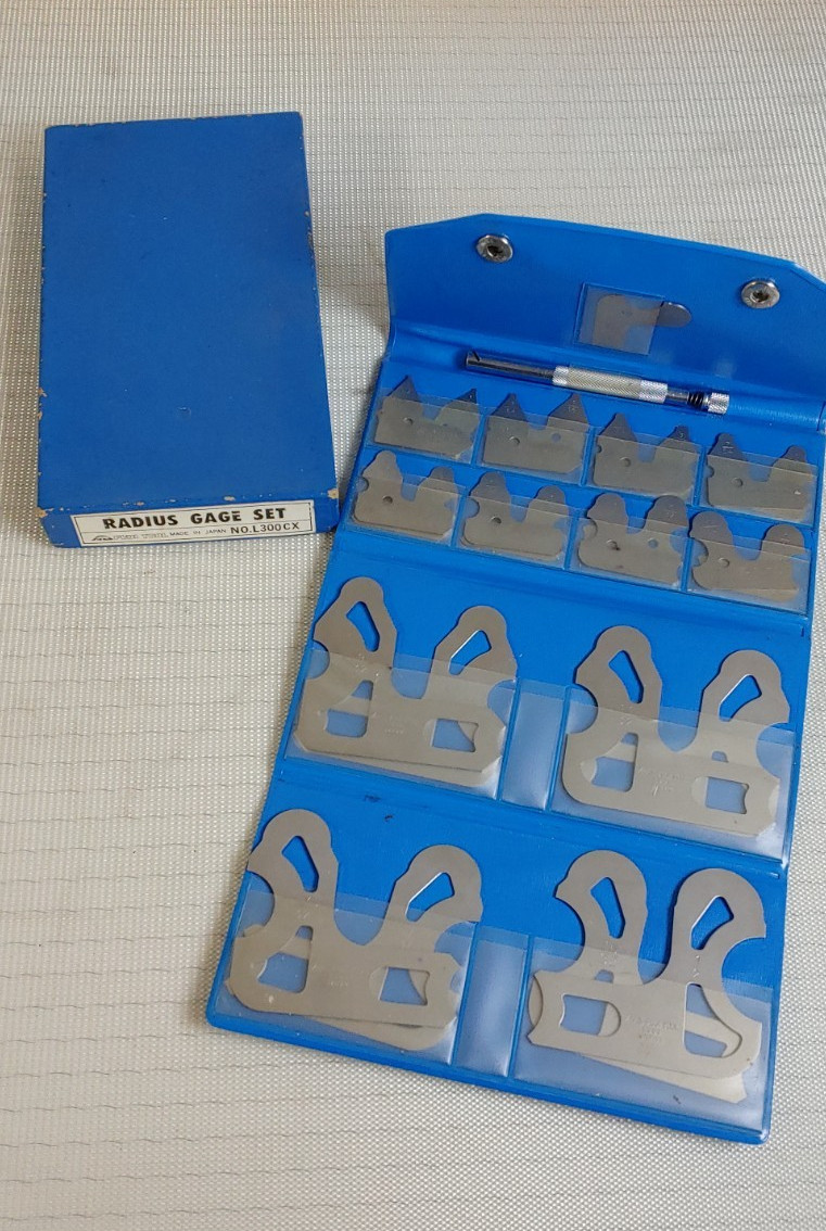 Fuji Tools Radius Gage Set L300CX 1/64 – 1/2