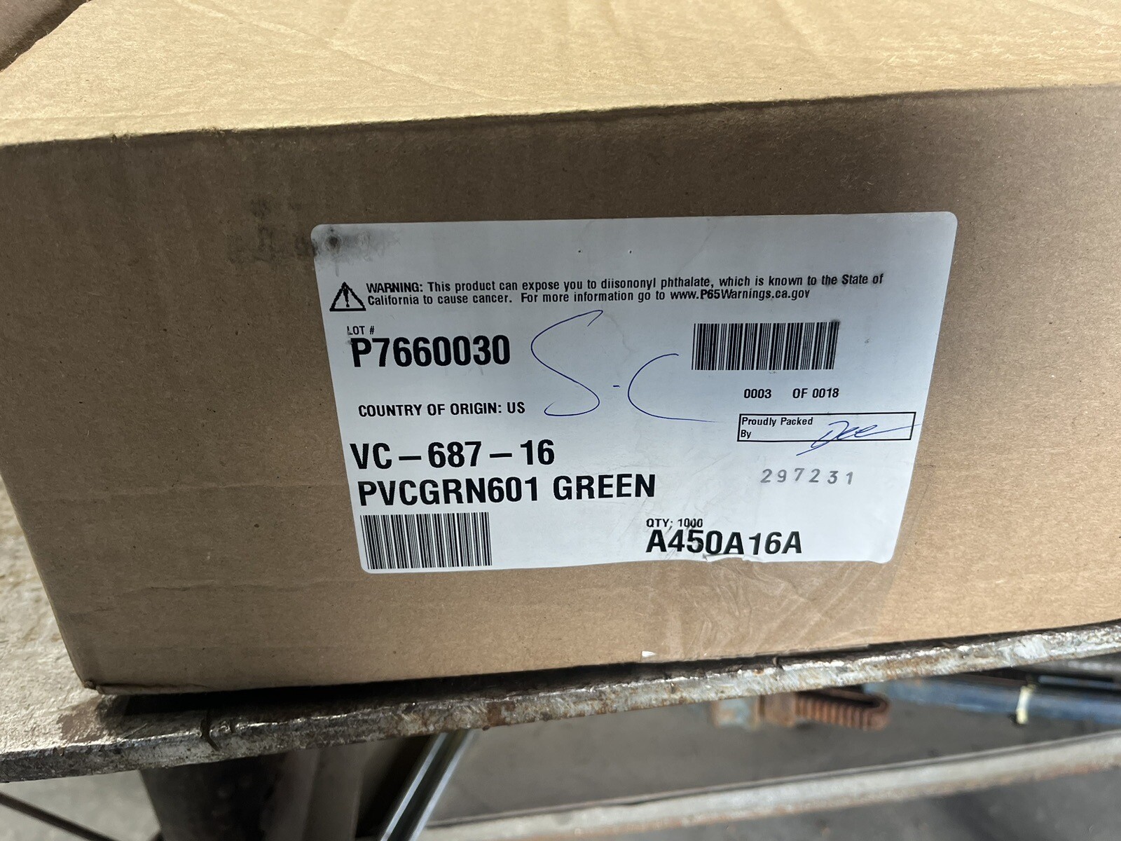 Caplugs A450A16A 0.687” (1,000 Pieces)