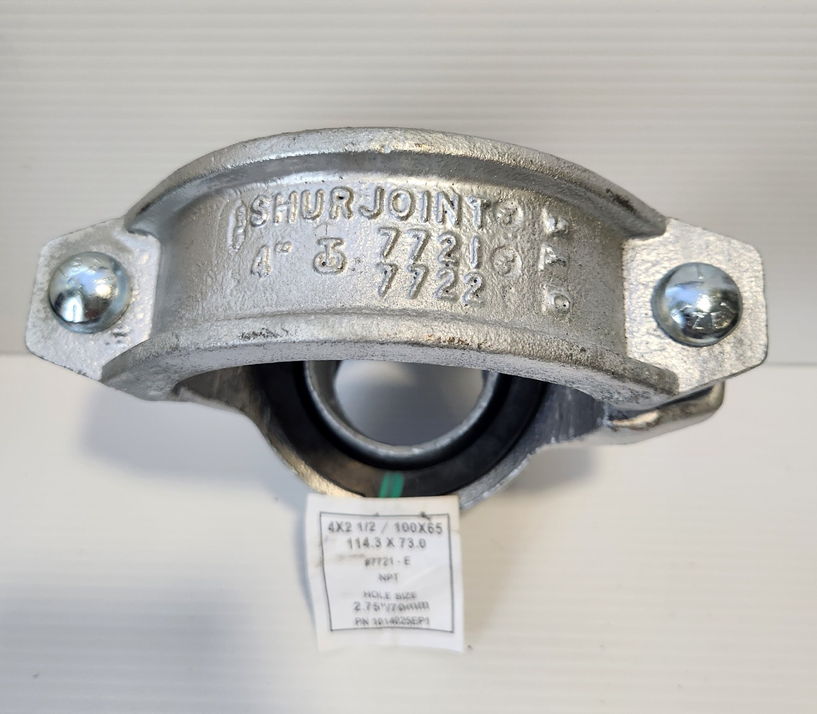 4″ X 2-1/2″ GALVANIZED MECHANICAL TEE MODEL: 7721 BRAND NEW ( ON SALE DAY)