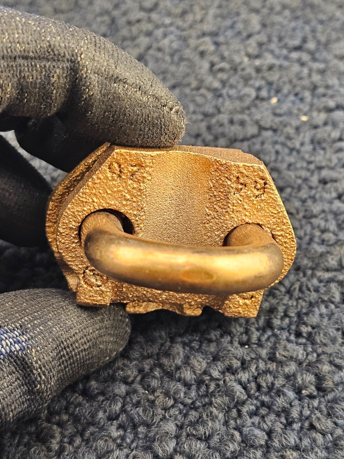 Burial Grounding Connector, Copper Alloy 4 SOL-2/0 STR 1/2 ROD 1/4 IPS