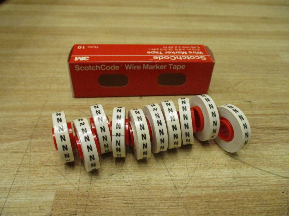 3M SDR-N ScotchCode Wire Marker Tape SDRN (N) (Pack of 30)