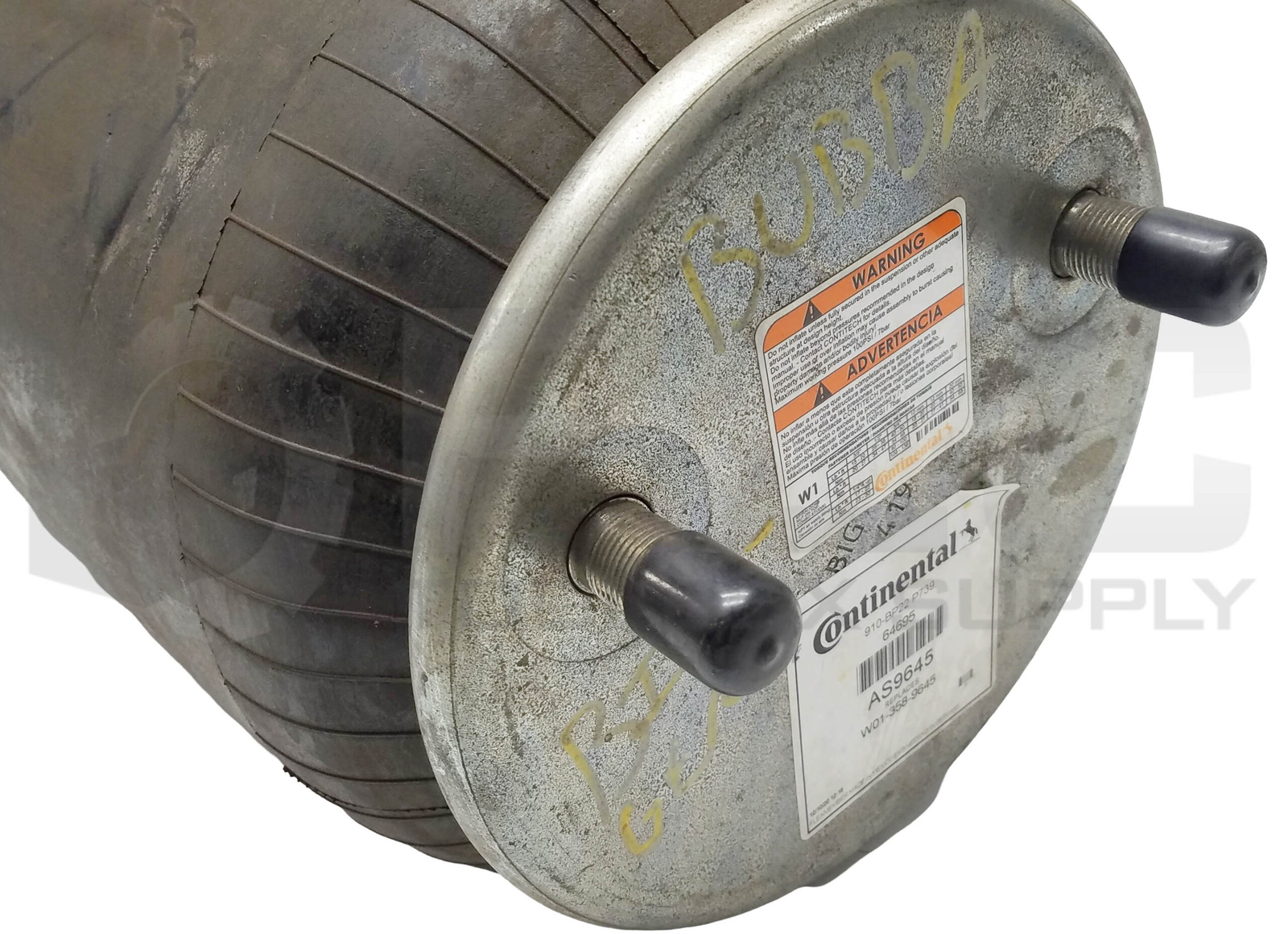 NEW CONTINENTAL CONTITECH AS9645 AIR SPRING, 64695, W01-358-9645