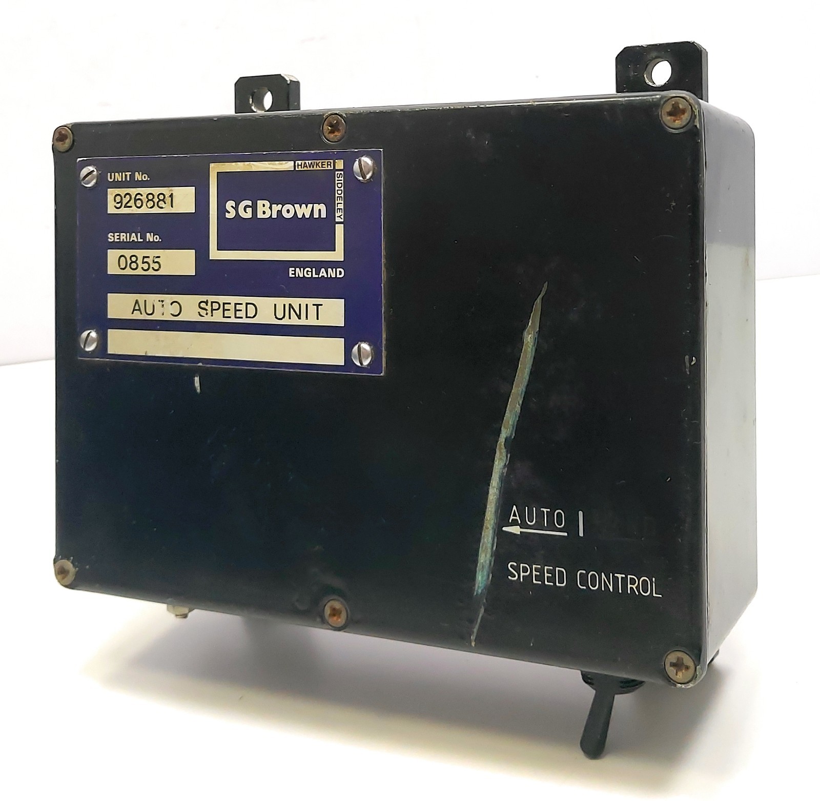SG BROWN LTD. auto speed control unit 926881