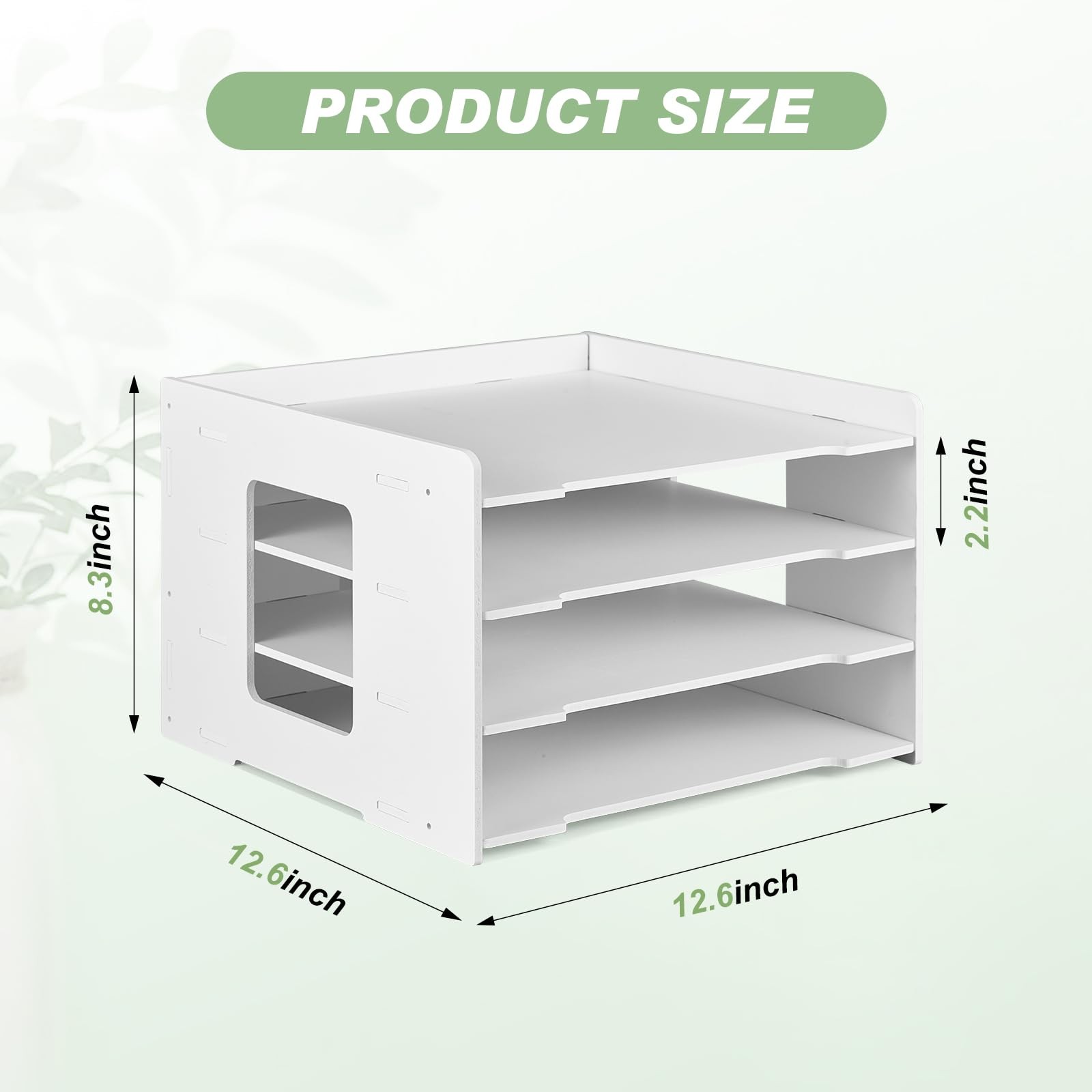 Juexica 2 Pack 4 Tier Scrapbook Paper 12.6 x x 8.3 Inches, 4