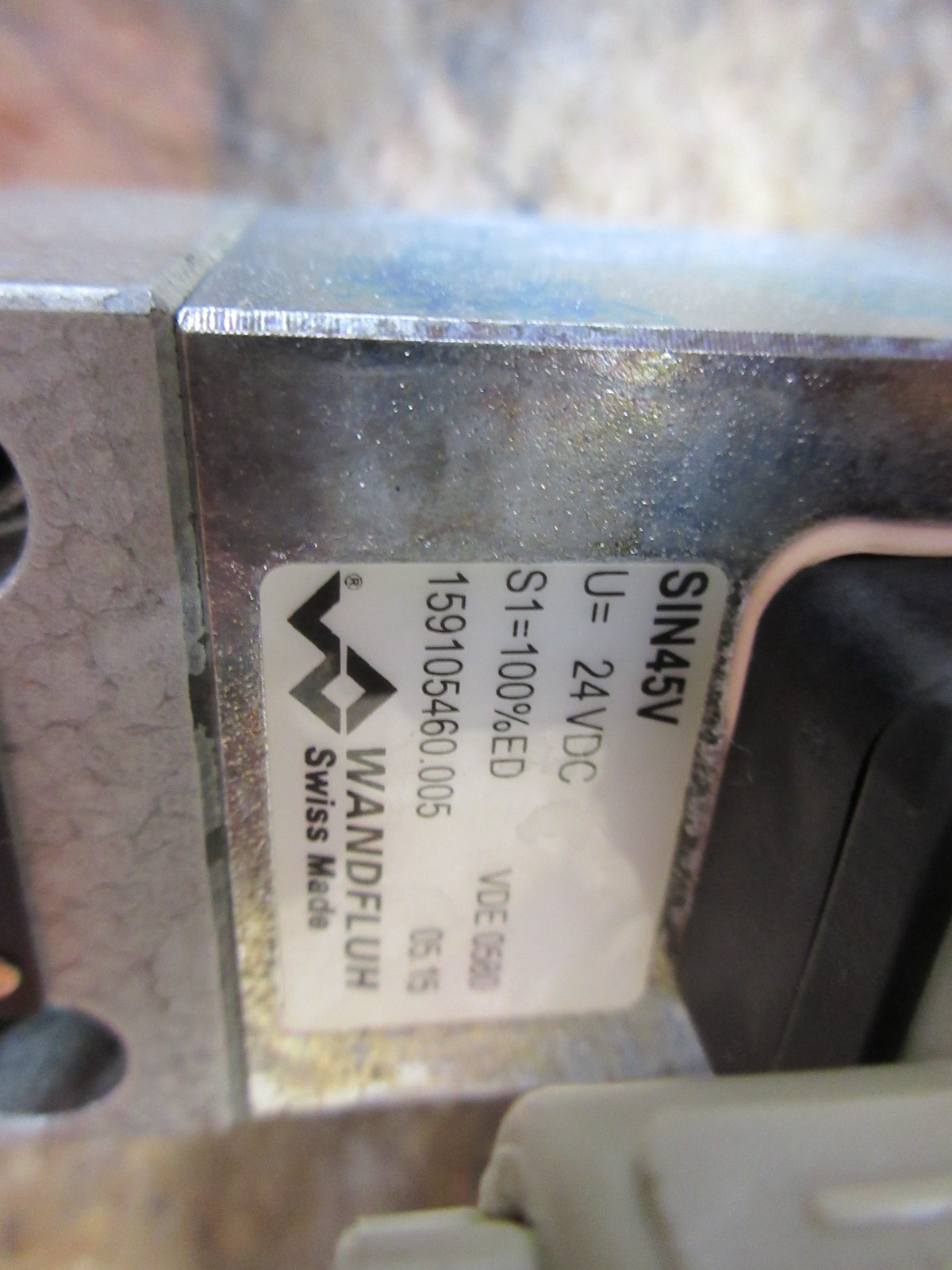 TORNOS BECHLER ENC-164 AM4Z60A WANDFLUH HYDRAULIK SIN45V VALVE